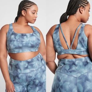 Exhale printed sports bra